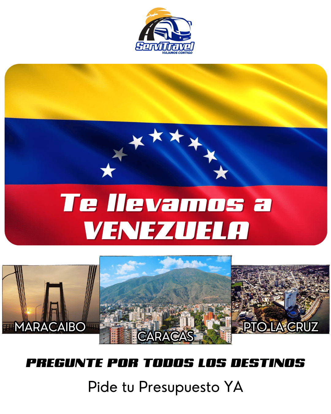 Pasajes en Bus a Venezuela