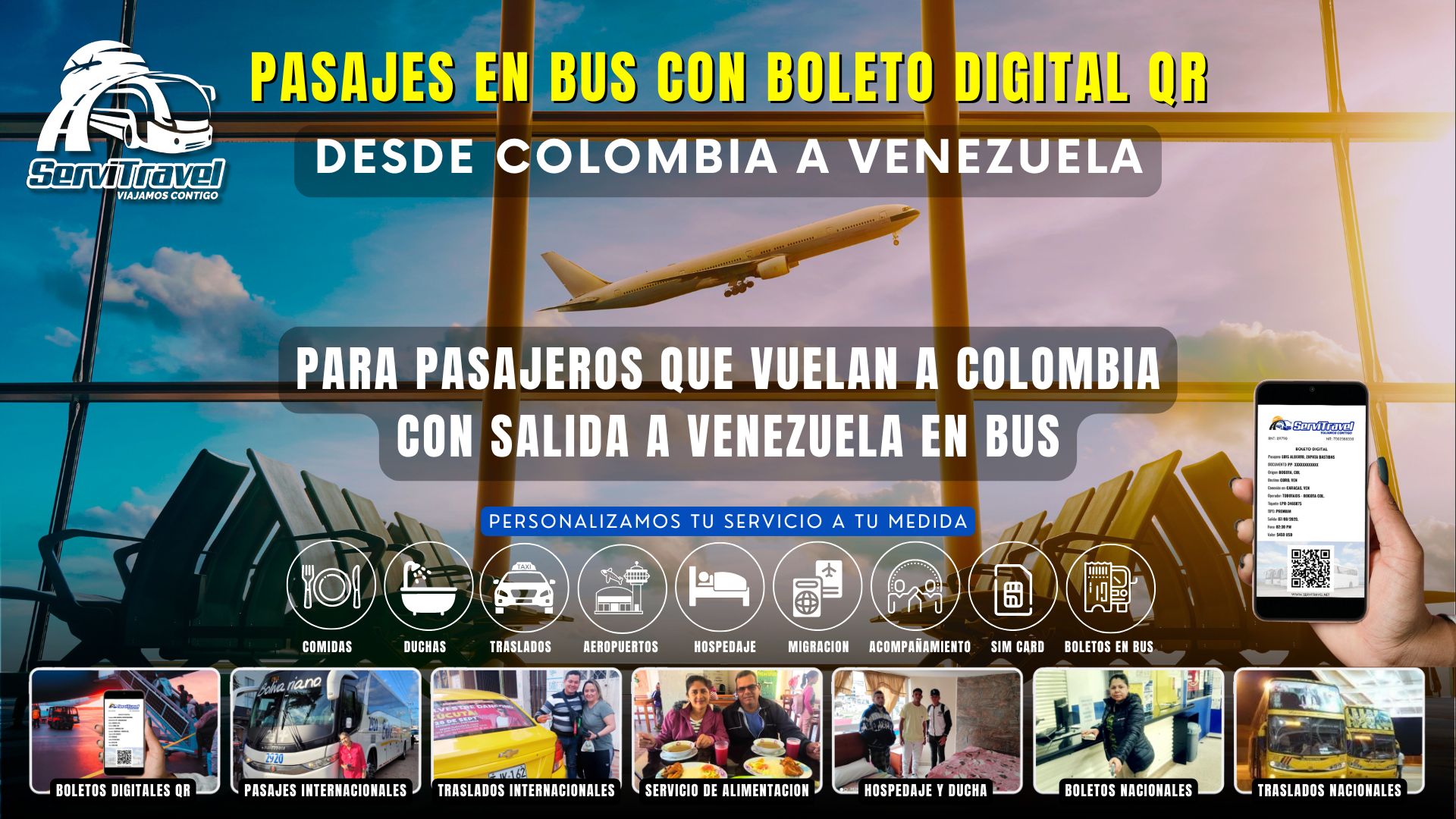 PASAJES EN BUS CON BOLETO DIGITAL CON QR VERIFICABLE 1